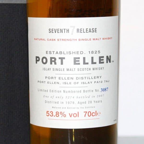 Port Ellen 1979 28 Years Old 7th release label