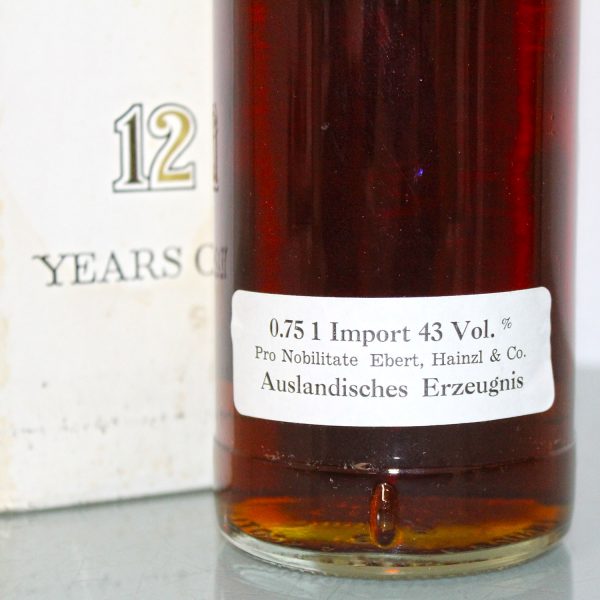 Macallan 12 Years Old Bot 1970s back label