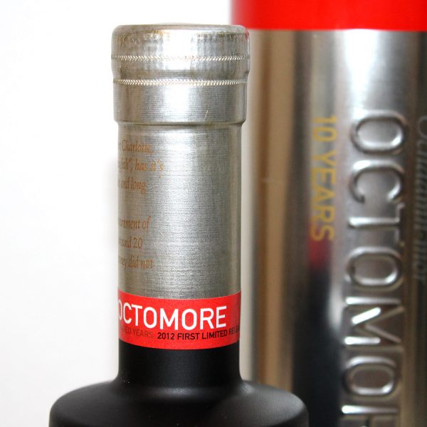 Bruichladdich Octomore 10 Year Old First Limited Release 2012 Capsule