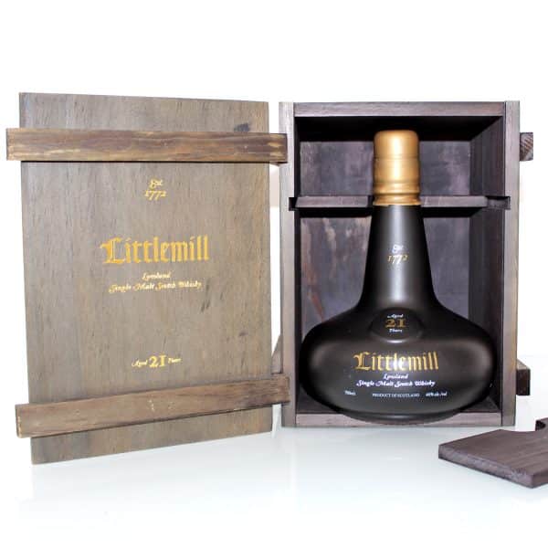Littlemill 21 Year Old First Release Wooden Box