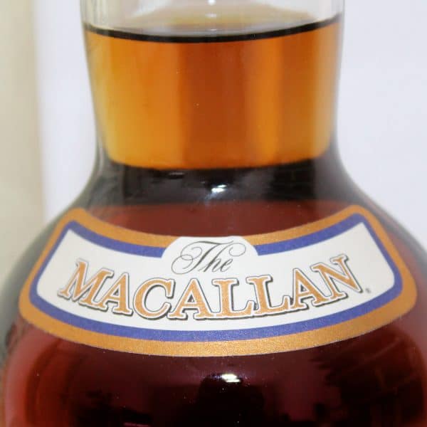 Macallan 1984 18 Year Old neck label
