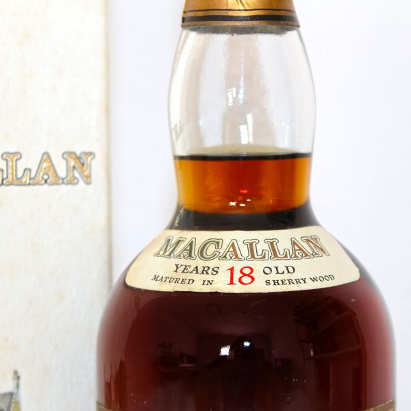 Macallan 1967 18 Years Old neck label