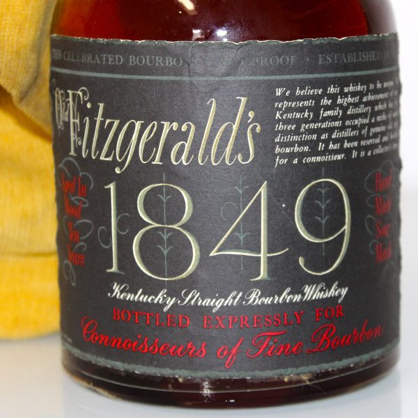 Old Fitzgerald 1849 10 Year Old Bot 1970 label