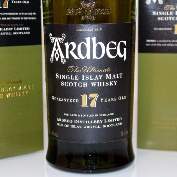 Ardbeg 17 Year Old Single Malt Whisky label