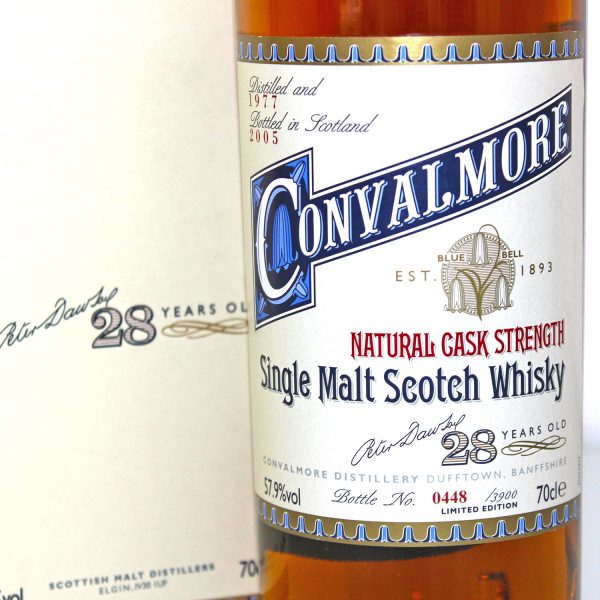 Convalmore 1977 28 Year Old Label