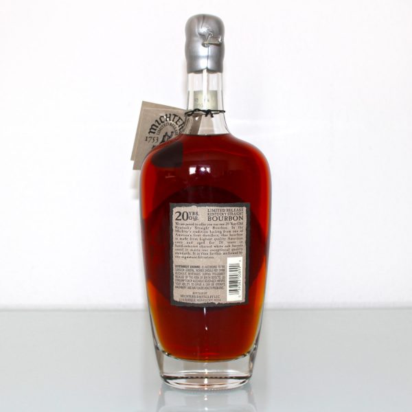Michters 20 Year old Limited Release Bourbon Whiskey Back