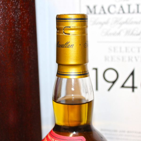 Macallan 1946 Select Reserve 52 Year Old capsule