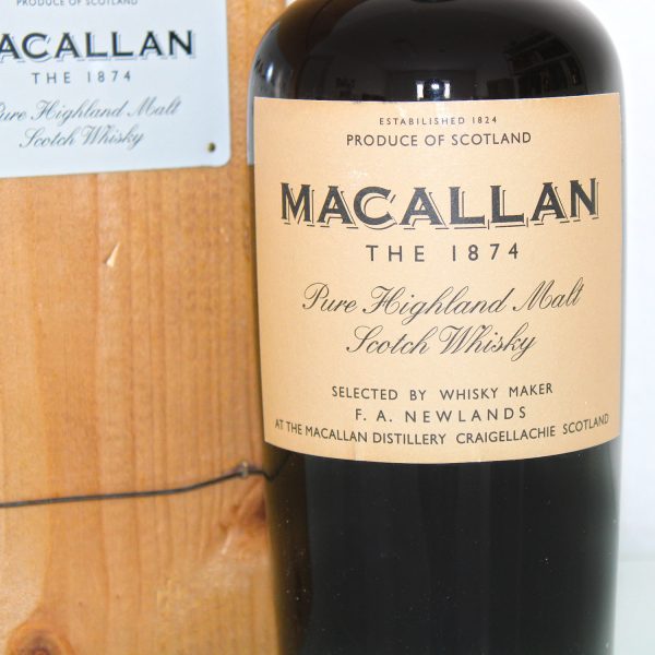 Macallan 1874 Replica label