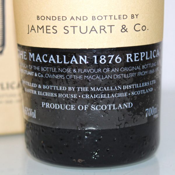 Macallan 1876 Replica label sticker