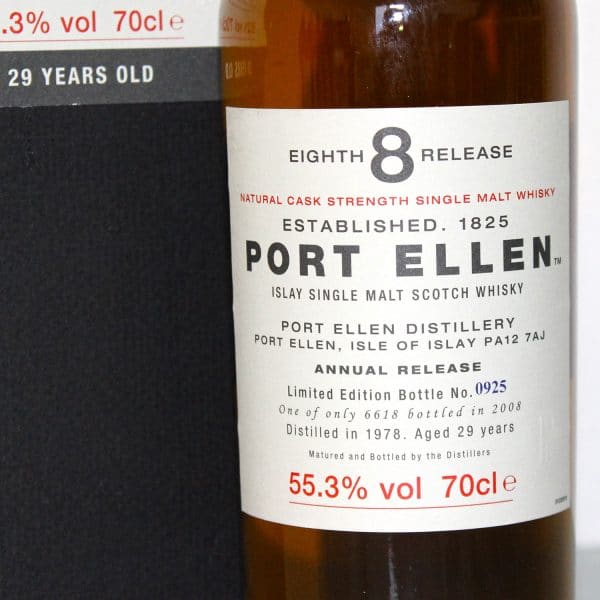 Port Ellen 1978 29 Years Old 8th release label