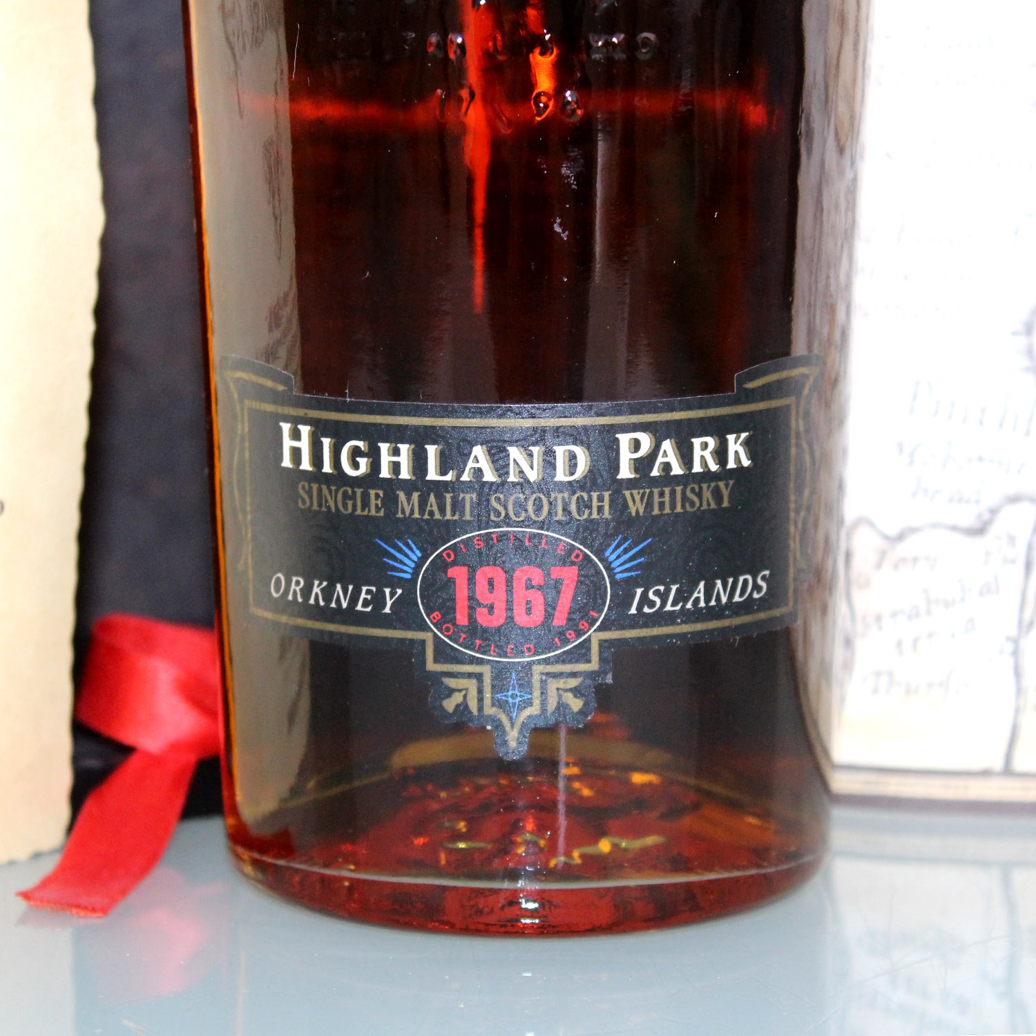 Highland Park 1967 Whisky Label