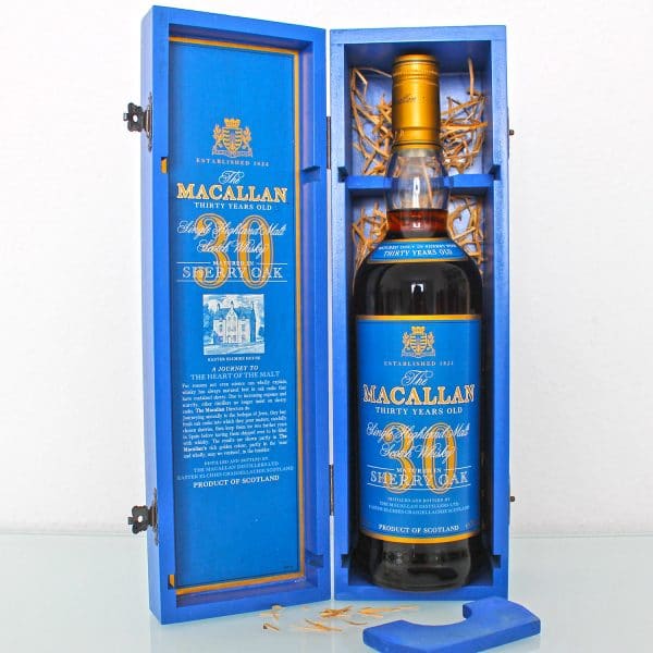 Macallan 30 Years Old Blue Box