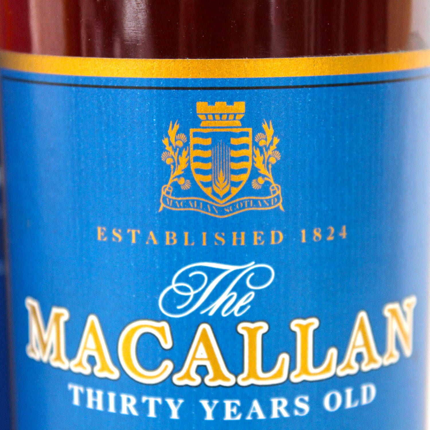 Macallan 30 Years Old Blue Label Logo