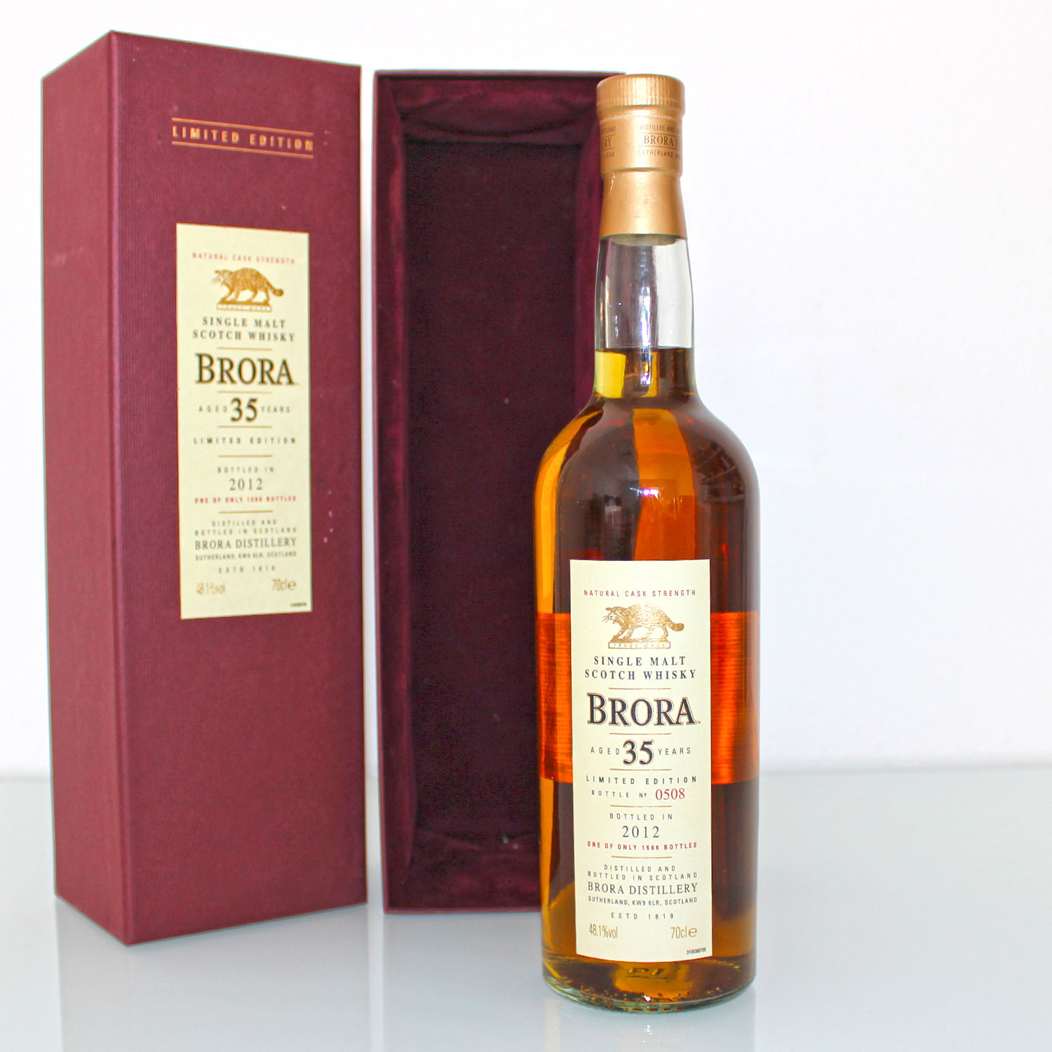 Brora 35 Year Old 2012 Release box