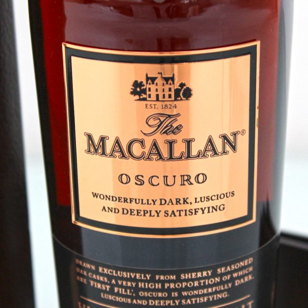 Macallan Oscuro label