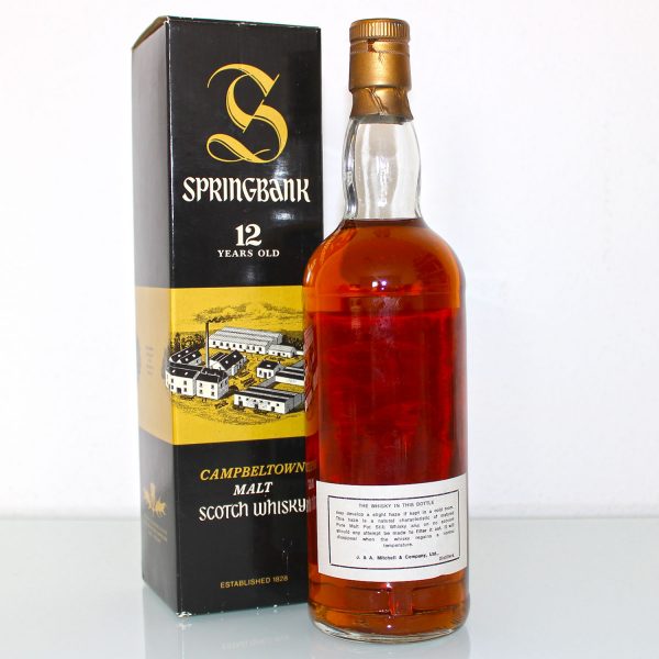 Springbank 12 Year Old Bot 1980s back