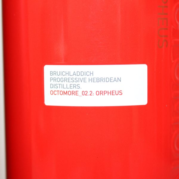 Bruichladdich Octomore 02.2 Orpheus Tube Sticker