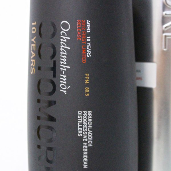 Bruichladdich Octomore 10 Year Old First Limited Release 2012 80.5 PPM