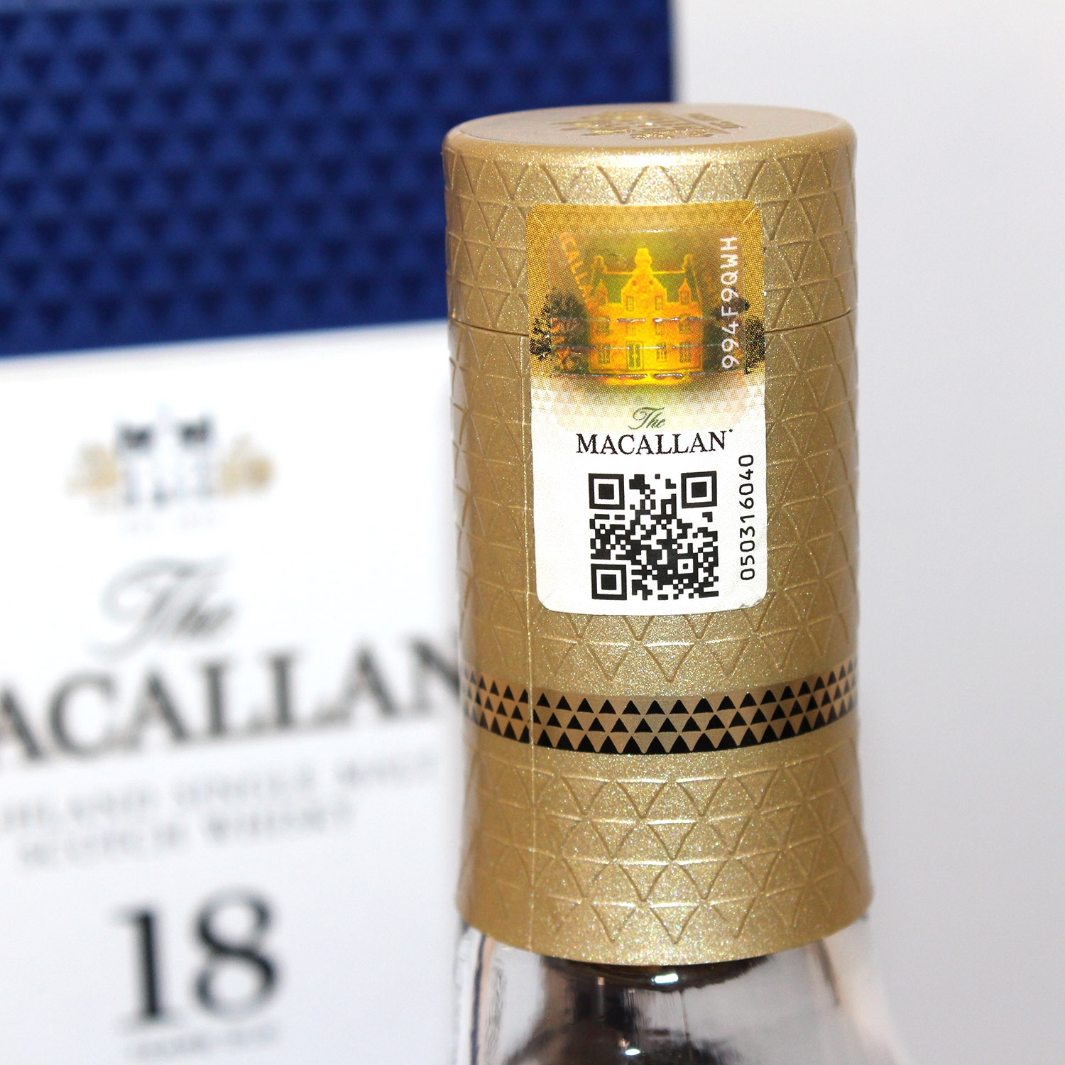 Macallan Annual 2021 Release 18 Years Hologram Sticker