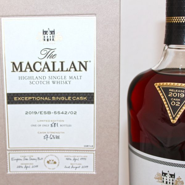 Macallan Exceptional Single Cask 2019 box