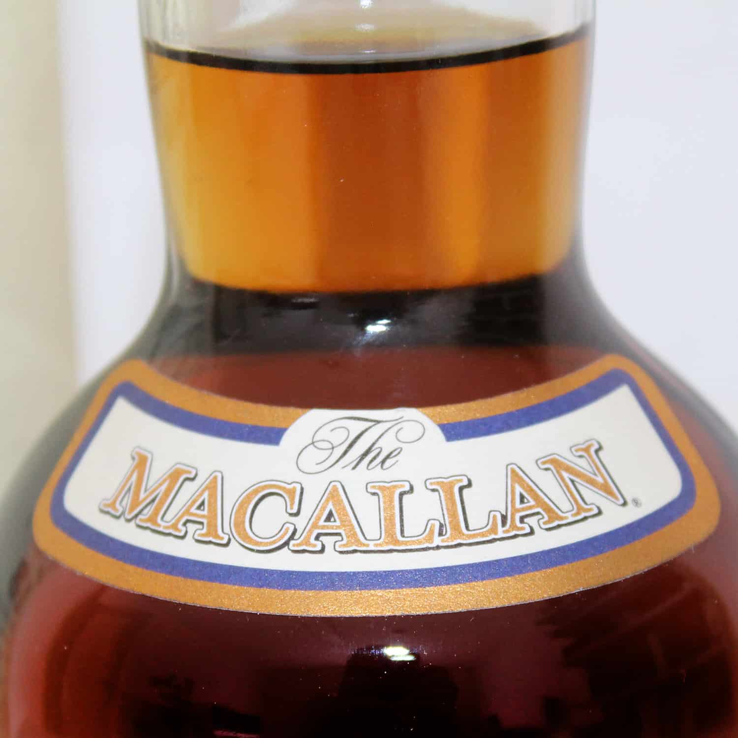 Macallan 1984 18 Year Old neck label