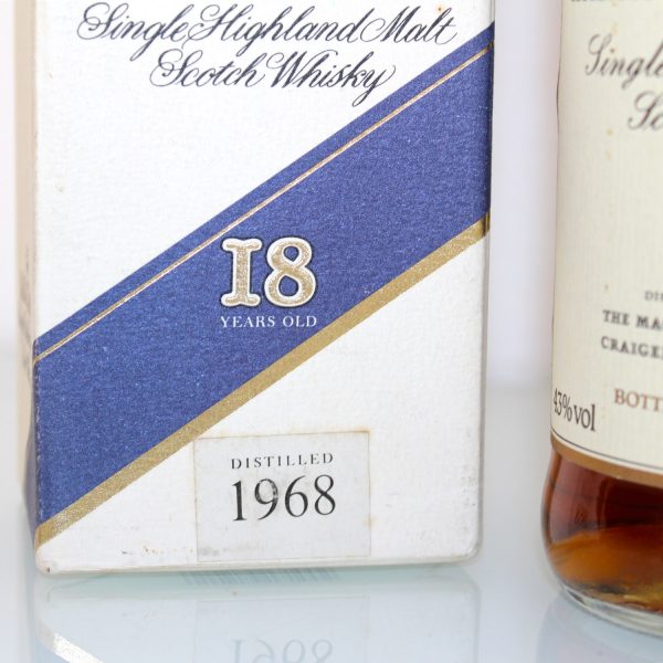 Macallan 1968 18 Years Old box front