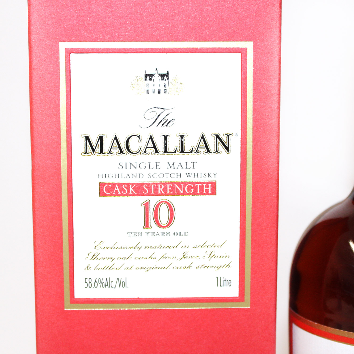 Macallan Cask Strength 10 Years box