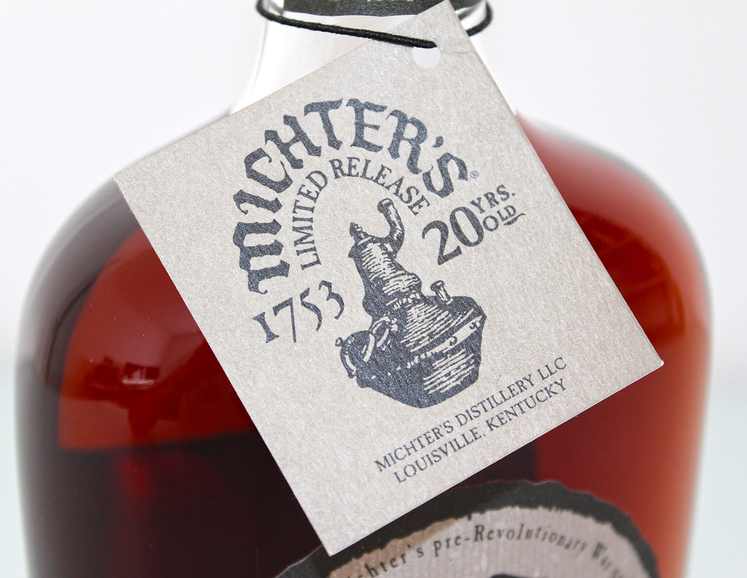 Michters 20 Year old Limited Release Bourbon Whiskey Booklet