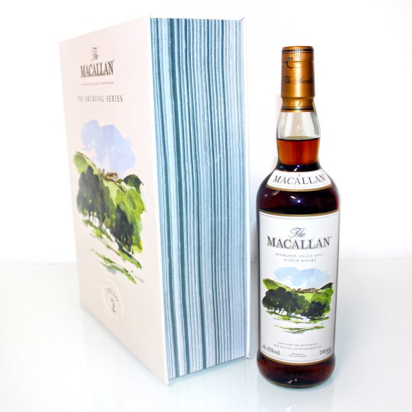 Macallan Archival Series Folio 2 Whisky book box side