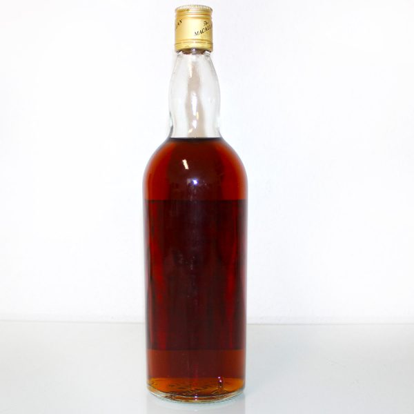 Macallan 1962 80 proof Whisky back