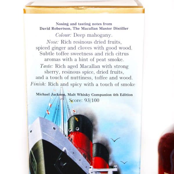 Macallan Travel Decades Series Fifties 1950s tasting totes