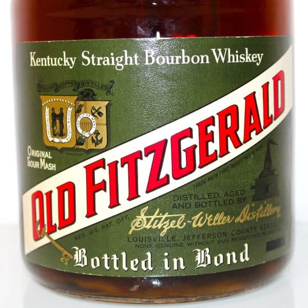 Old Fitzgerald 6 Year Old Half Gallon label