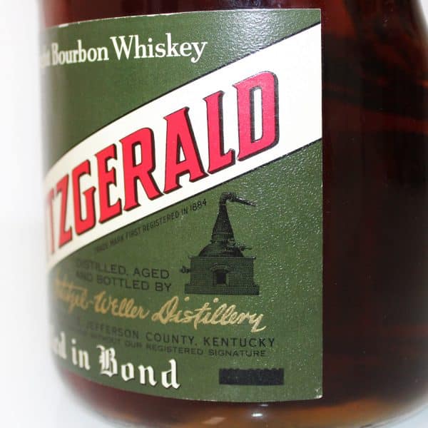 Old Fitzgerald 6 Year Old Half Gallon side label