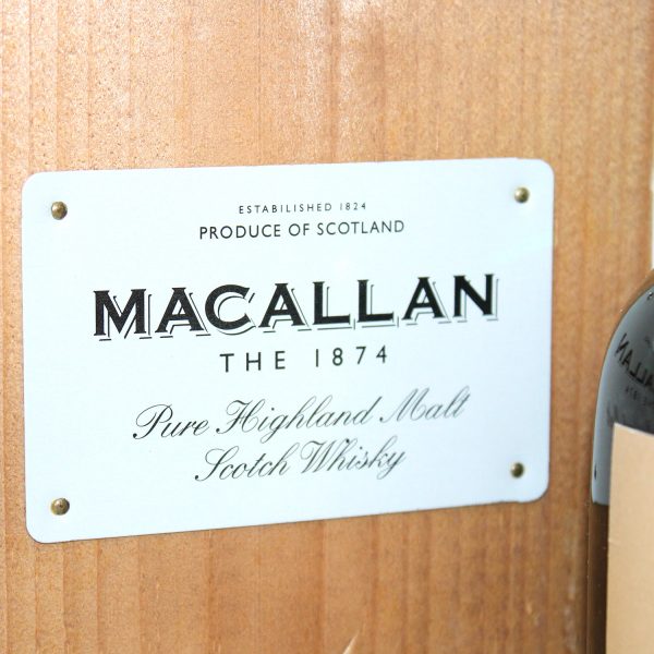 Macallan 1874 Replica wooden box