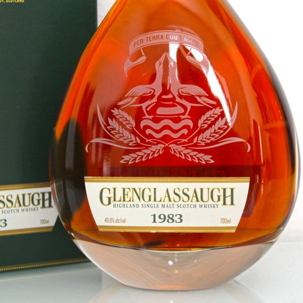 Glenglassaugh 1983 Sauternes Finish 28 Year Old label
