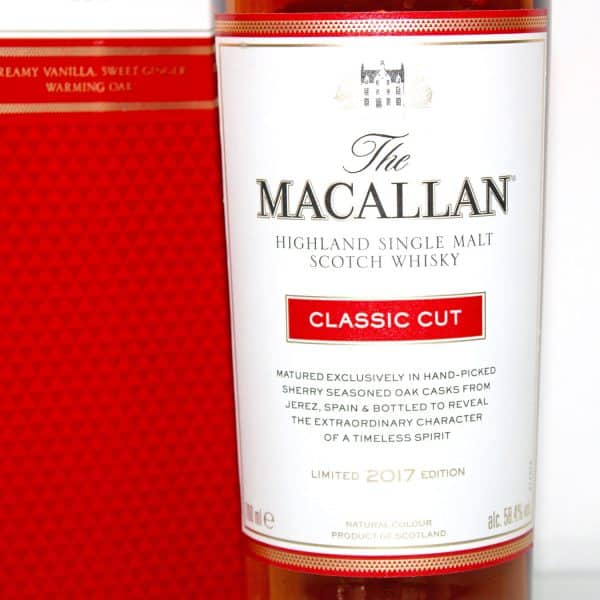 Macallan Classic Cut 2017 Release 70cl label