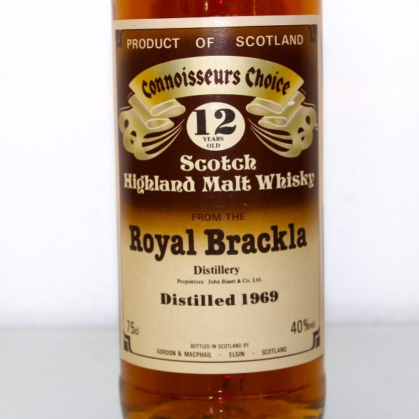 Royal Brackla 1969 12 Year Old Connoisseurs Choice label