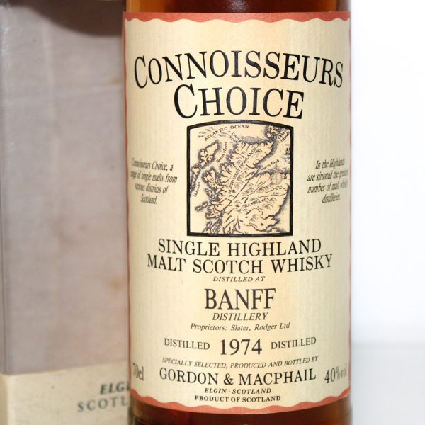 Banff 1974 Connoisseurs Choice Gordon and MacPhail label
