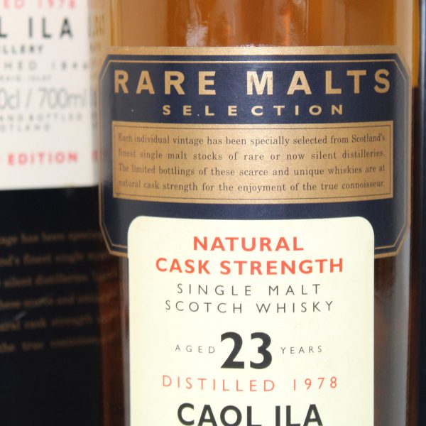 Caol Ila 1978 23 Year Old Rare Malts Selection 61.7 label top