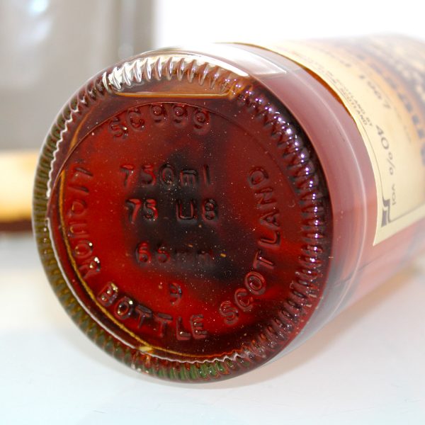 Glenglassaugh 1967 17 Year Old Connoisseurs Choice bottom bottle code