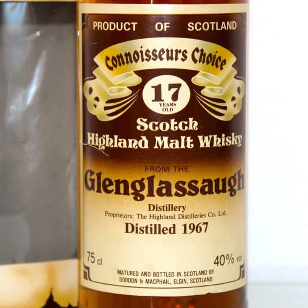 Glenglassaugh 1967 17 Year Old Connoisseurs Choice label
