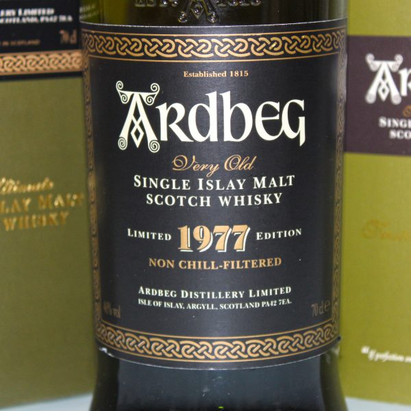 Ardbeg 1977 Limited Edition label