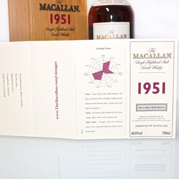 Macallan 1951 Fine and Rare tasting notes