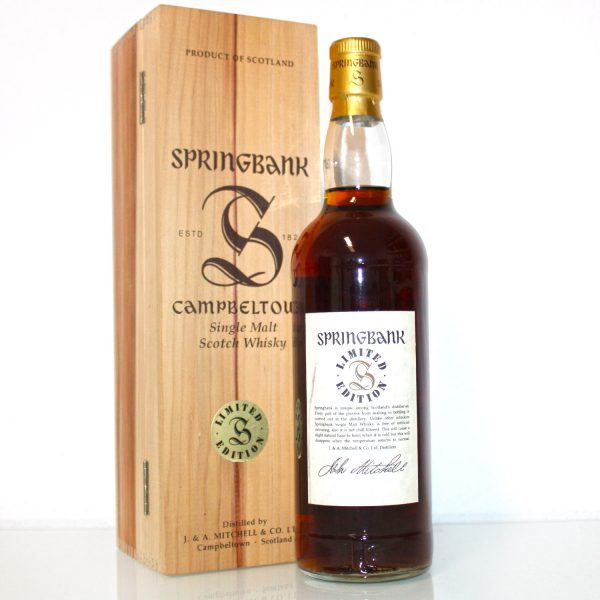 Springbank 35 Year Old Millennium Limited Edition back