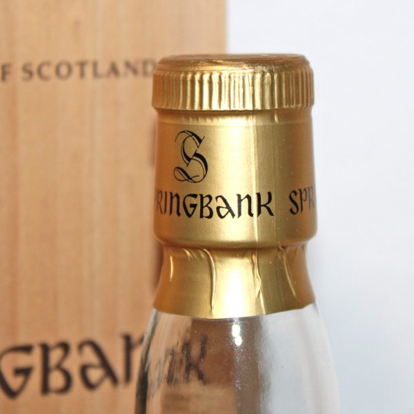 Springbank 35 Year Old Millennium Limited Edition capsule
