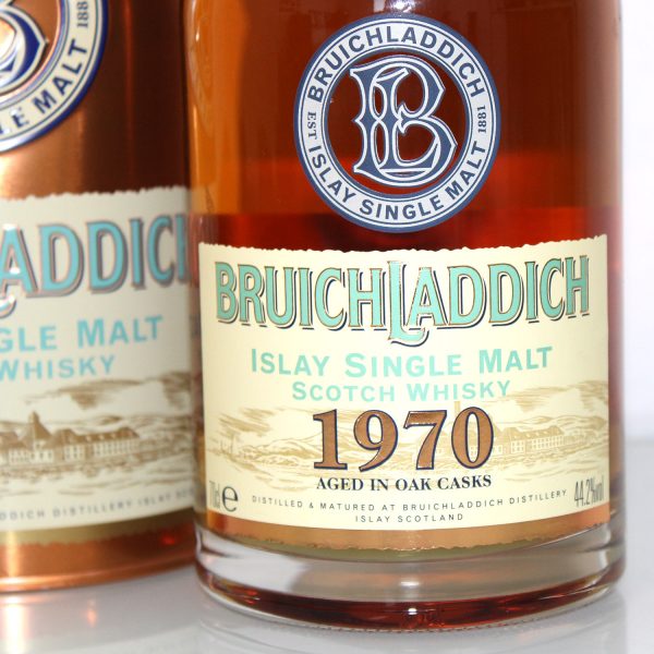 Bruichladdich 1970 31 Years First Fill Bourbon Cask label