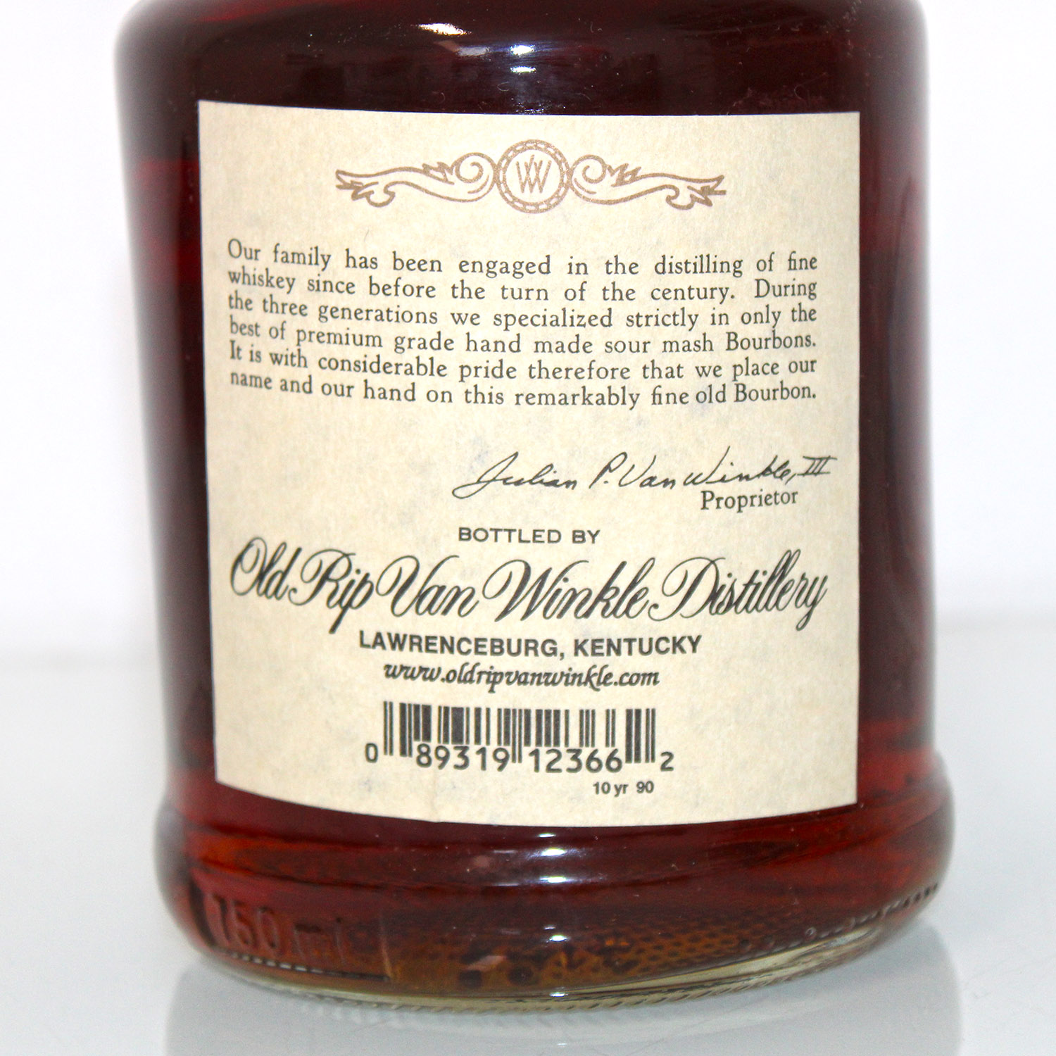 Old Rip Rit Old Rip Van Winkle 10 Year Old Handmade Bourbon | Ankauf