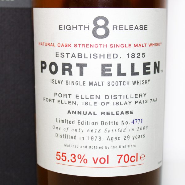 Port Ellen 1978 29 Years 8th release label