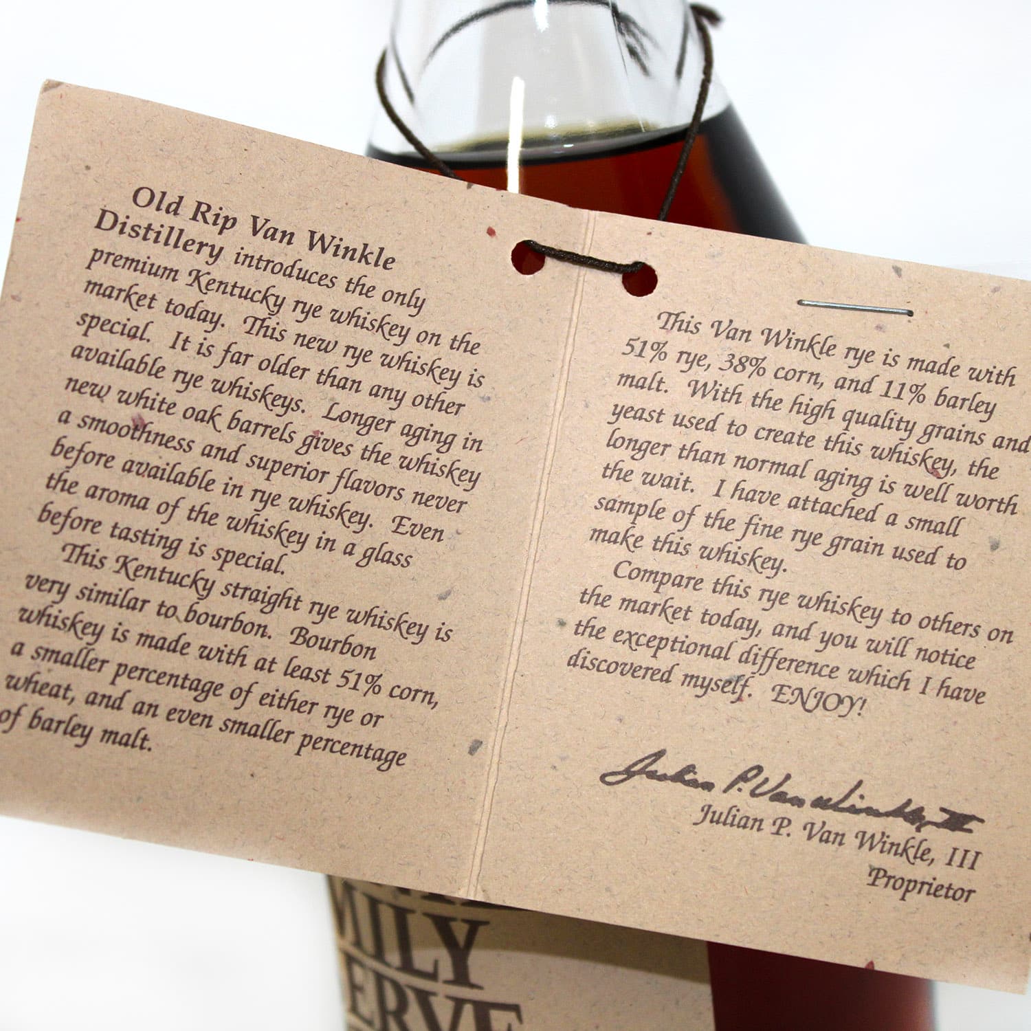 Winkle Van Winkle Family Reserve Rye 13 Years Old | Whisky-Ankauf