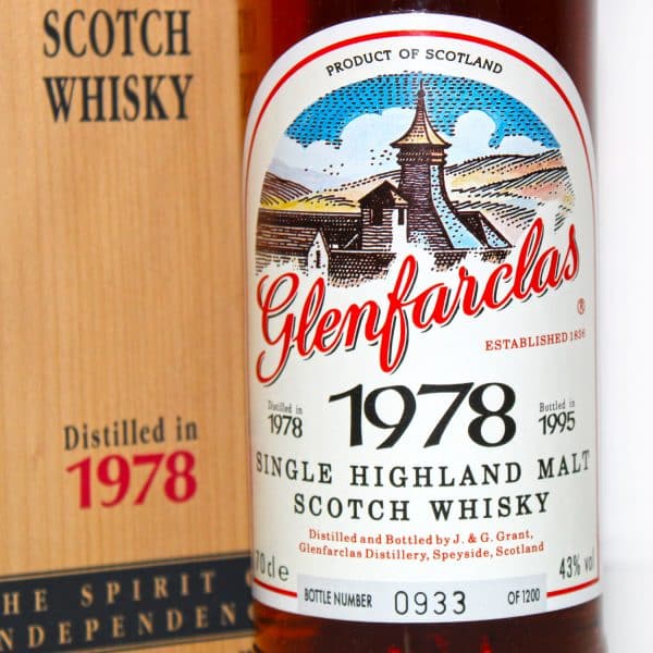 Glenfarclas 1978 Spirit of Independence label